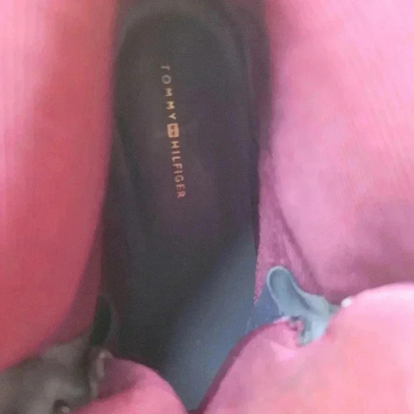 Tommy Hilfiger Poma Combat Boots Womens 9 M Gray Lace Up - Picture 5 of 6